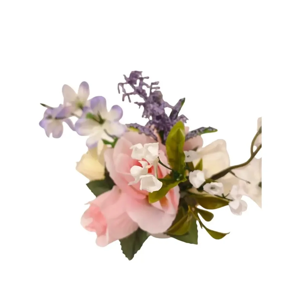 Mary Pop-Ins Tea Cup Floral Arrangement pink white